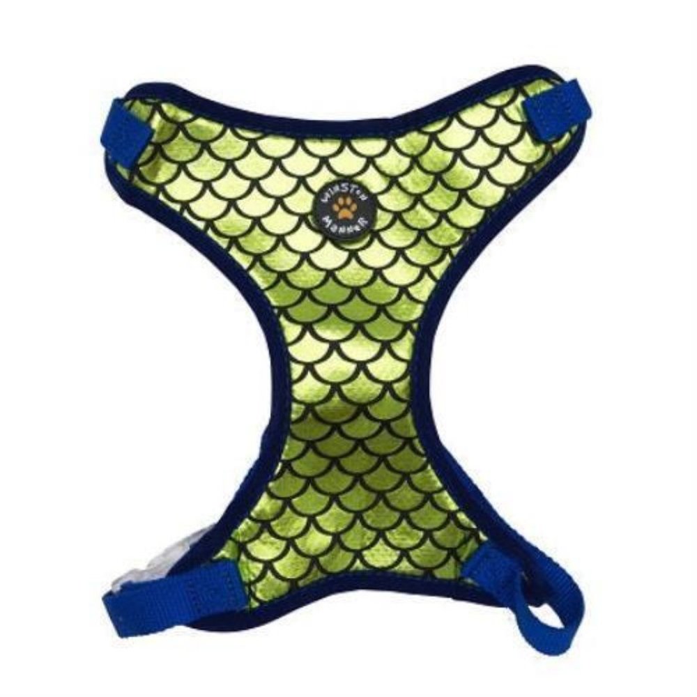 Winston Manner Designer Dog Harness in Atlantis - Green